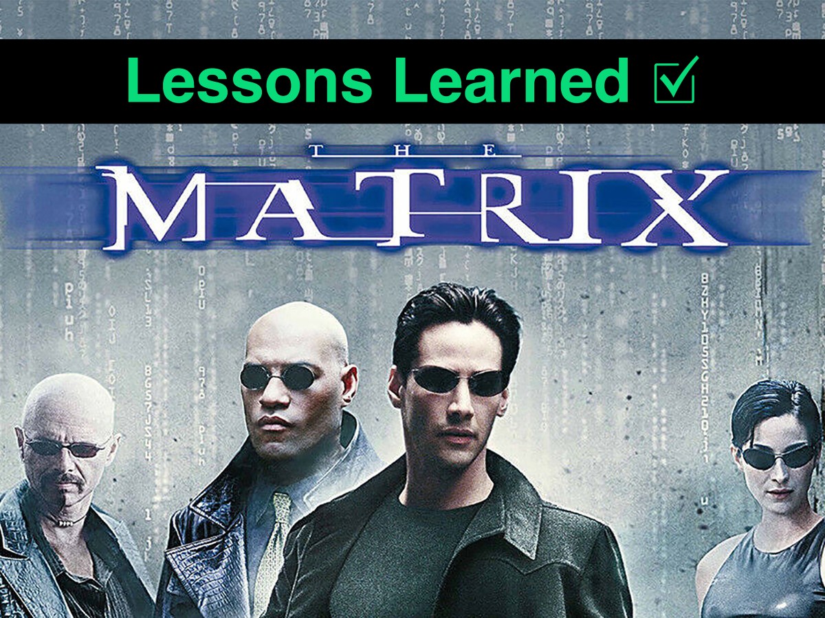 3 Lessons Learned From Reading THE MATRIX&nbsp;Screenplay