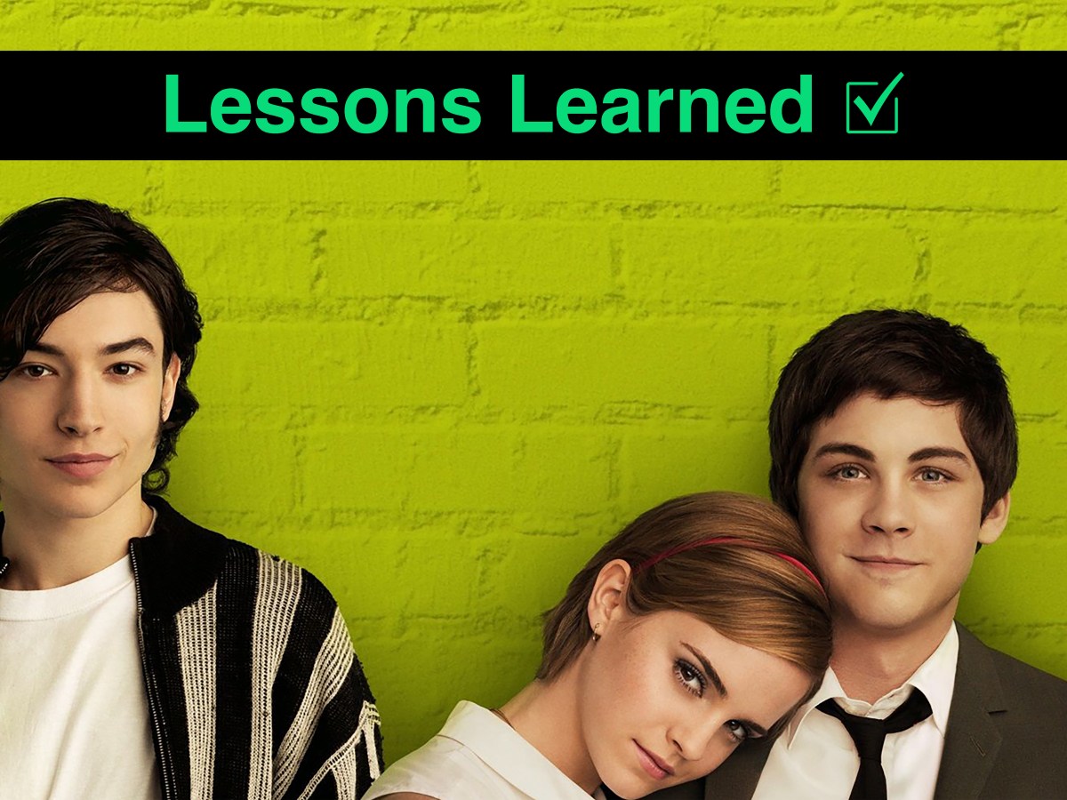 3 Lessons Learned from Reading THE PERKS OF BEING A WALLFLOWER&nbsp;Screenplay