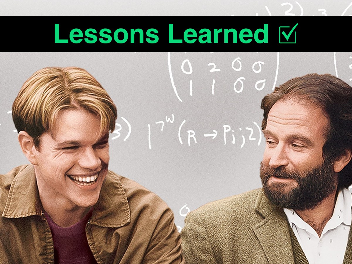 3 Lessons Learned from Reading the GOOD WILL HUNTING&nbsp;Screenplay