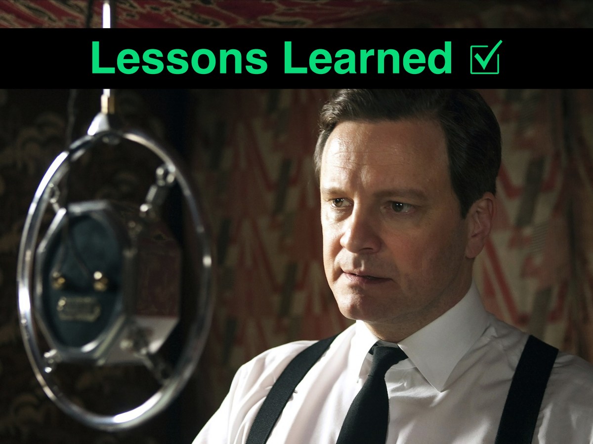3 Lessons Learned From Reading THE KING’S SPEECH&nbsp;Screenplay